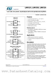 LMV358IPT datasheet pdf ST Microelectronics