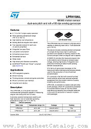 LPR410AL datasheet pdf ST Microelectronics