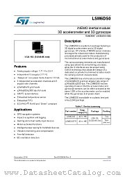 LSM6DS0 datasheet pdf ST Microelectronics