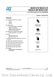 M24512-WMN6TP datasheet pdf ST Microelectronics