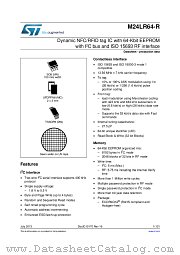 M24LR64-R datasheet pdf ST Microelectronics