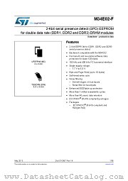 M34E02-FDW6TP datasheet pdf ST Microelectronics