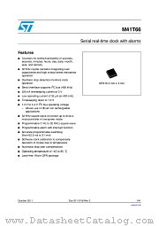 M41T66 datasheet pdf ST Microelectronics