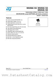 M93S56-125 datasheet pdf ST Microelectronics