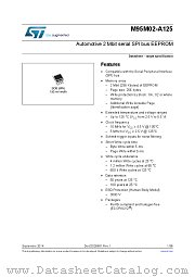 M95M02-A125 datasheet pdf ST Microelectronics