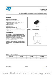 PD84001 datasheet pdf ST Microelectronics