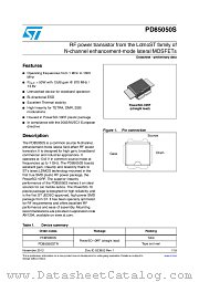 PD85050S datasheet pdf ST Microelectronics
