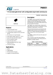 PM8851D datasheet pdf ST Microelectronics