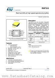 RHF310K1 datasheet pdf ST Microelectronics
