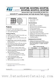 SC33F384 datasheet pdf ST Microelectronics