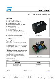 SPAC265BC12P0.30 datasheet pdf ST Microelectronics