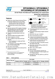 SPC563M64L7 datasheet pdf ST Microelectronics