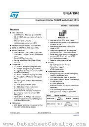SPEAR1340-2 datasheet pdf ST Microelectronics