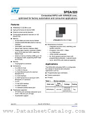 SPEAR320-2 datasheet pdf ST Microelectronics