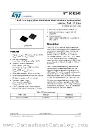 ST16C32245TBR-E datasheet pdf ST Microelectronics