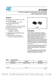 ST1G3236 datasheet pdf ST Microelectronics