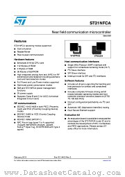 ST21NFCA datasheet pdf ST Microelectronics
