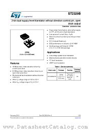 ST2329B datasheet pdf ST Microelectronics