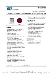ST23L160A datasheet pdf ST Microelectronics