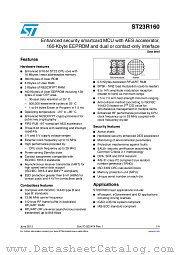 ST23R160 datasheet pdf ST Microelectronics