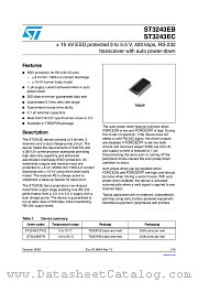 ST3243ECTR-E datasheet pdf ST Microelectronics