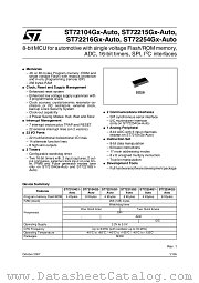 ST72C215G2MAE datasheet pdf ST Microelectronics