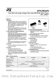 ST7FLITE35F2B6 datasheet pdf ST Microelectronics