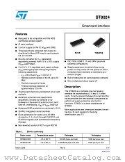 ST8024CTR datasheet pdf ST Microelectronics