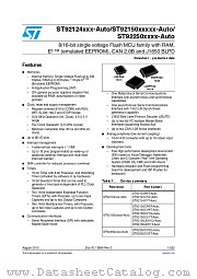 ST92F150CV1QBE datasheet pdf ST Microelectronics