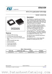 STA515WJ13TR datasheet pdf ST Microelectronics