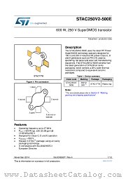 STAC250V2-500E datasheet pdf ST Microelectronics