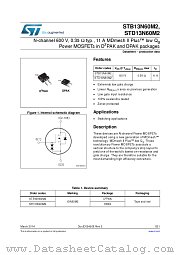 STB13N60M2 datasheet pdf ST Microelectronics