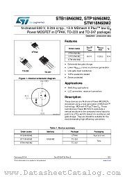 STW18N60M2 datasheet pdf ST Microelectronics