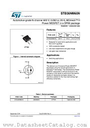 STB36NM60N datasheet pdf ST Microelectronics