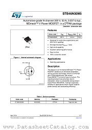 STB46N30M5 datasheet pdf ST Microelectronics