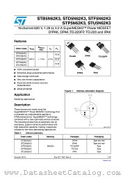 STB5N62K3 datasheet pdf ST Microelectronics