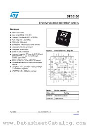 STB6100T datasheet pdf ST Microelectronics