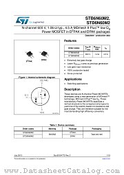 STD6N60M2 datasheet pdf ST Microelectronics