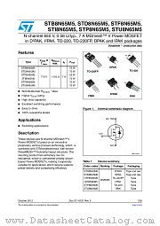 STI8N65M5 datasheet pdf ST Microelectronics