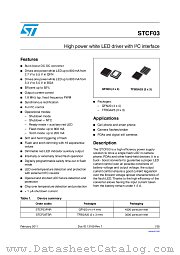 STCF03 datasheet pdf ST Microelectronics