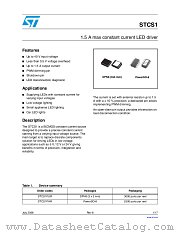 STCS1PUR datasheet pdf ST Microelectronics