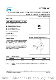 STD3PK50Z datasheet pdf ST Microelectronics