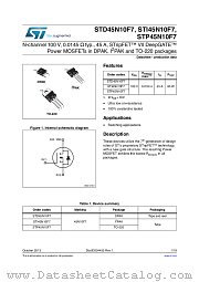 STI45N10F7 datasheet pdf ST Microelectronics