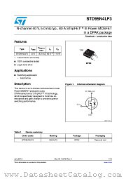 STD95N4LF3 datasheet pdf ST Microelectronics