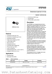 STEF05DPUR datasheet pdf ST Microelectronics