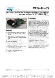 STEVAL-IDS003V1 datasheet pdf ST Microelectronics