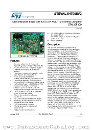 STEVAL-IHT005V2 datasheet pdf ST Microelectronics