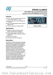 STEVAL-ILL009V5 datasheet pdf ST Microelectronics