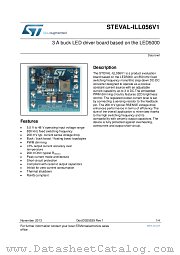 STEVAL-ILL056V1 datasheet pdf ST Microelectronics