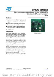 STEVAL-ILM001V1 datasheet pdf ST Microelectronics